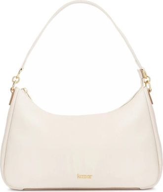 Kazar Minimalistische Schoudertas - Dames - Schoudertassen - Wit - ONE Size - Leer - Tassen