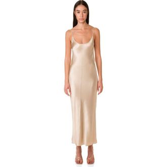 Mother of All Kelly Dress in Champagne at Nordstrom, Size Large