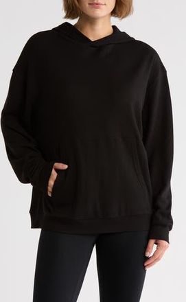 Gottex Waffle Knit Pullover Hoodie in Black at Nordstrom Rack, Size X-Small