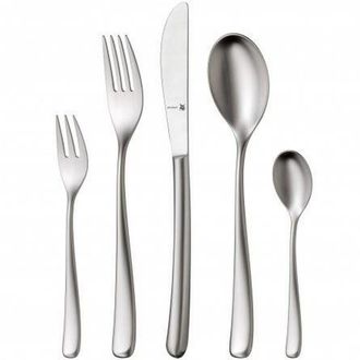 WMF Vision Cromargan Protect - Posate 30 Pezzi 6 Diners De Acciaio Inox Cromargan Protect Con Finitura Lucida, Lavabile In Lavastoviglie - Wmf