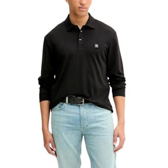 HUGO BOSS Tops, Heren, Zwart, M, Katoen, Dargenpolo