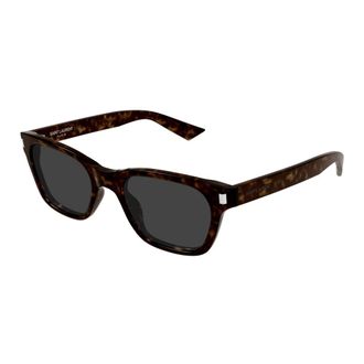 Saint Laurent Sunglasses, unisex, Brown, Size: 52 MM Square Sunglasses