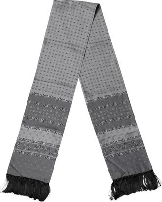 Dolce & Gabbana Scarves - Heren - Zijden sjaals - Grijs - ONE Size - Accessoires