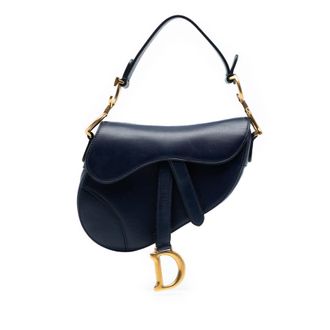 Dior Pre-owned Dior Mini Smooth Calfskin Saddle Bag Ladies 09-MA-1128
