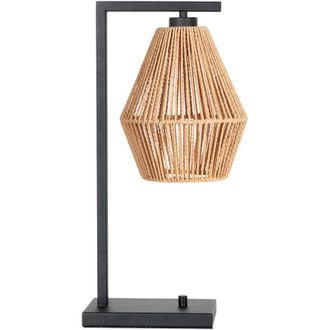 Steinhauer Steinhauer - L&aacute;mpara De Mesa - Stang - Natural Negro - Algod&oacute;n