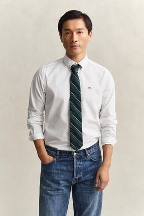 GANT Men Slim Fit Classic Poplin Shirt (XXXL) WHITE