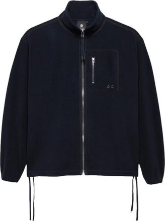 New Amsterdam Surf Association Fleece Zip-Up - Heren - Zomerjassen - Blauw - S - Polyester - Jassen