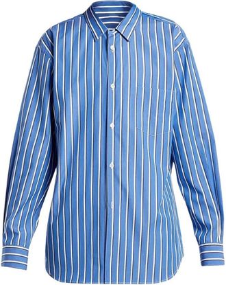 Comme Des Gar&ccedil;ons Forever Shirt - Heren - Casual Overhemden - Blauw - M - Katoen - Overhemden