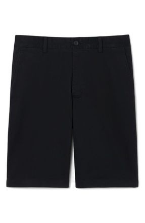 Lacoste Twill Bermuda Chino Shorts in Black at Nordstrom, Size 32