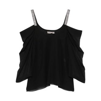 D.exterior Sleeveless Tops, female, Black, Size: S 62675 2Nero Sleeveless Top