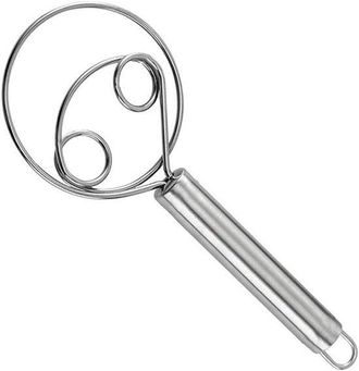 OEM 1 Batidor De Masa De Acero Inoxidable Para Masa De Pan Holand&eacute;s Batidora De Mano Utensilios De Cocina Para Hornear Utensilios Para Hornear Pan