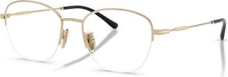 Vogue Eyewear 53mm Irregular optical glasses in Gold at Nordstrom