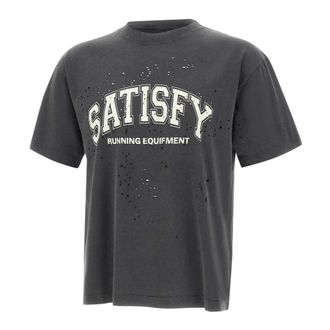 SATISFY T-Shirts, male, Black, Size: S MothTech T-Shirt