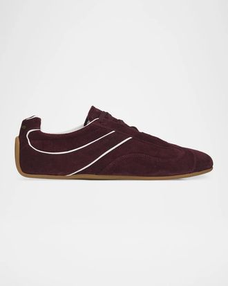 Tom Ford Men & apos;s Suede Low-Top Sneakers