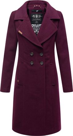 Navahoo Dames Trenchcoat Wooly - Premium Wintermantel met Elegante Pasvorm