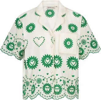 Fab By Fabienne Chapot Brielle Blouse - Dames - Overhemden - Veelkleurig - M - Leer - Overhemden