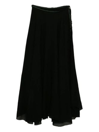 Ma+ draped skirt - Black