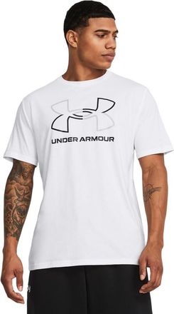 Under Armour UA GL Foundation Update SS - Short Sleeve - Tops - White/Mod Gray/Black - Size: MD