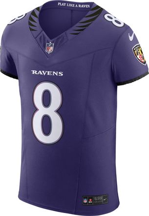 Nike Lamar Jackson Baltimore Ravens Nike Mens Dri-FIT NFL Elite Jersey in Purple | 58NM0FDL8GF-3Y0