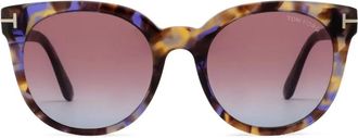 Tom Ford Eyewear Occhiali da sole squadrati - Marrone