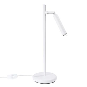 Sollux Lighting L&aacute;mpara de escritorio blanco acero alt. 14 cm