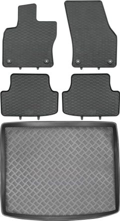 OEM Juego De Alfombrillas De Goma Para Coche Y Maletero Para Seat Ateca Suv A Partir De 2016