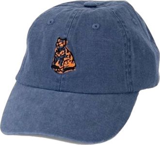 Folk Mens Goss Brothers Jungle Cat Cap In Blue