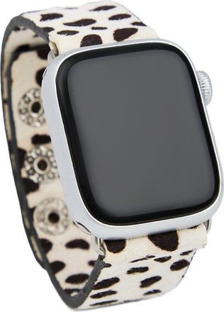 Saachi Saachi Stainless Steel Cow Print Button Apple Watch Band