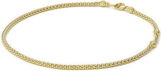 Lagos Mens Anthem Signature Caviar Rope Bracelet in Gold at Nordstrom, Size 7.5