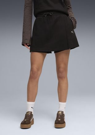 Puma Sweatrock PUMA CLASS HIGH-WAIST SKORT, Damen, Gr. XL, puma schwarz, Netz, Obermaterial: 60% Baumwolle, 40% Polyester, unifarben, kniefrei, R&ouml;cke Sweat