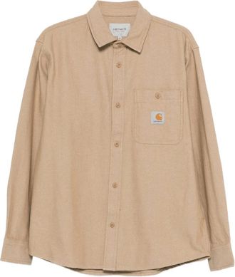 Carhartt Work in Progress Edgar buttoned shirt - Neutrals
