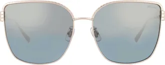 Chopard Blue Gold Mirror Butterfly Ladies Sunglasses SCHG67M 300G 63