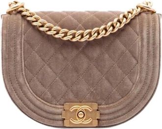 Chanel Pre-owned Boy Messenger Bag - Dames - Pre-owned - Bruin - Maat: ONE Size Leer