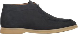 Bruno Magli Stijlvolle leren veterschoenen - Heren - Veterlaarzen - Blauw - 43 EU - Leer - Schoenen