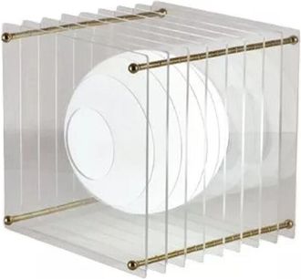 Trade Shop Trade Shop - Lampada Da Tavolo Lume Attacco G9 Ip20 In Resina Oro Bianco Design Moderno Minimalista D07