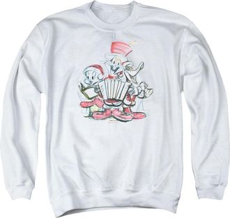 Gildan Looney Tunes Holiday Sketch Adult Crewneck Sweatshirt