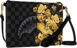 Sprayground Gold Floral Remix Crossover Clutch - Dames - Schoudertassen - Zwart - ONE Size - Tassen
