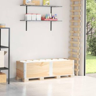 vidaXL Paretali per Pallet 2 pz 150x50 cm in Legno Massello di Pino vidaXL418396