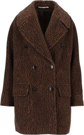 Tagliatore Cappotto Doppiopetto Lillian - - Coats - Donna - Marrone - 2XS