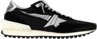 Golden Goose Black Canvas Marathon Sneakers