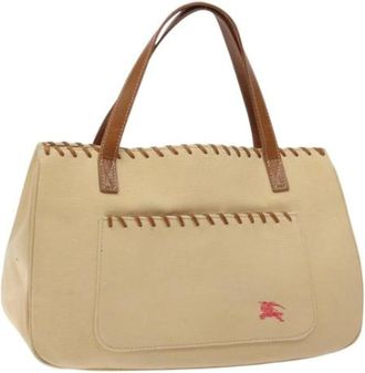 Burberry Pre-owned borse a mano di tela - - Pre-owned - Donna - Beige - ONE SIZE