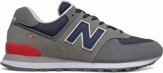 New Balance Su&egrave;de Veterschoenen met Stoffen Inzetstukken - Heren - Sneakers - Veelkleurig - 44 1/2 EU - Su&egrave;de - Schoenen