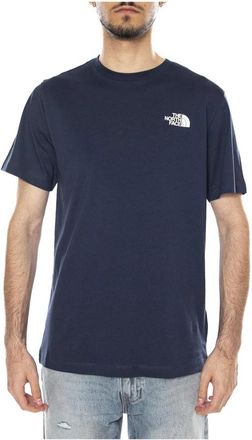 The North Face Evolution Box NSE T-Shirt - Heren - Outdoor shirts - Blauw - S - Katoen - Fitness