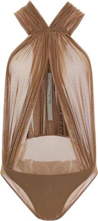 Rick Owens Brown Miami Bodysuit