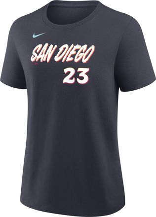 Nike Fernando Tatis Jr. San Diego Padres City Connect Nike Womens MLB T-Shirt in Black | 01K94CAPY9-70N