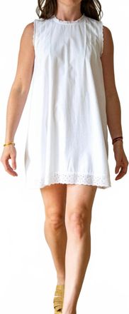 Ciao Lucia Ebba A-Line Mini Dress In White