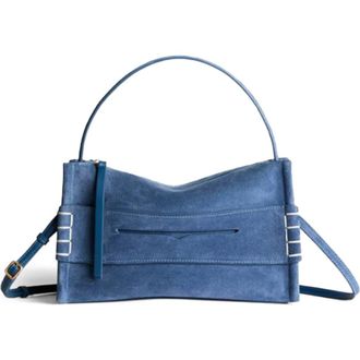 J.W.Anderson Small Loafer Leather Top Handle Bag in Mid Blue at Nordstrom