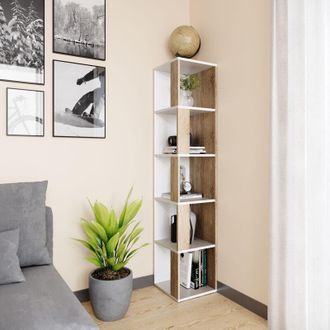 Vicco Estante De Esquina Lio, Sonoma, 33.3 X 162.2 Cm