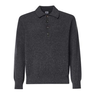 Eleventy Polo a maniche lunghe - - Tops - Uomo - Grigio - M