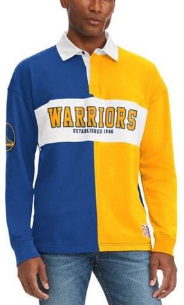 Tommy Jeans Mens Tommy Jeans Royal/Yellow Golden State Warriors Ronnie Rugby Long Sleeve T-Shirt at Nordstrom, Size X-Large